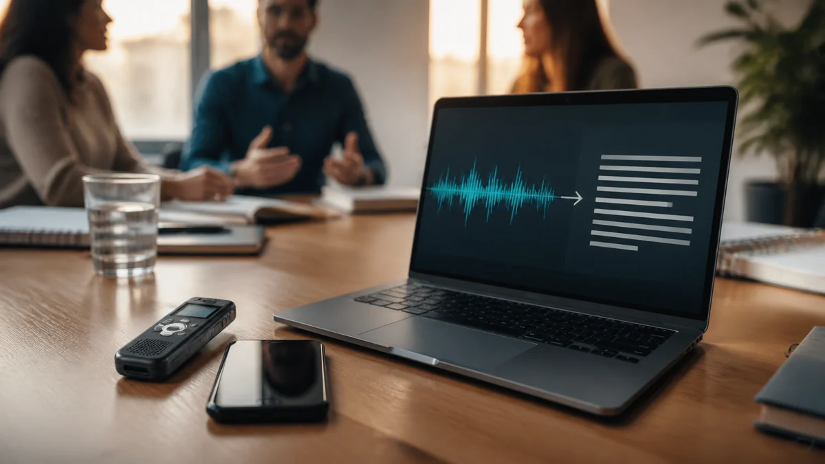 Cómo pasar audio a texto con IA gratis paso a paso